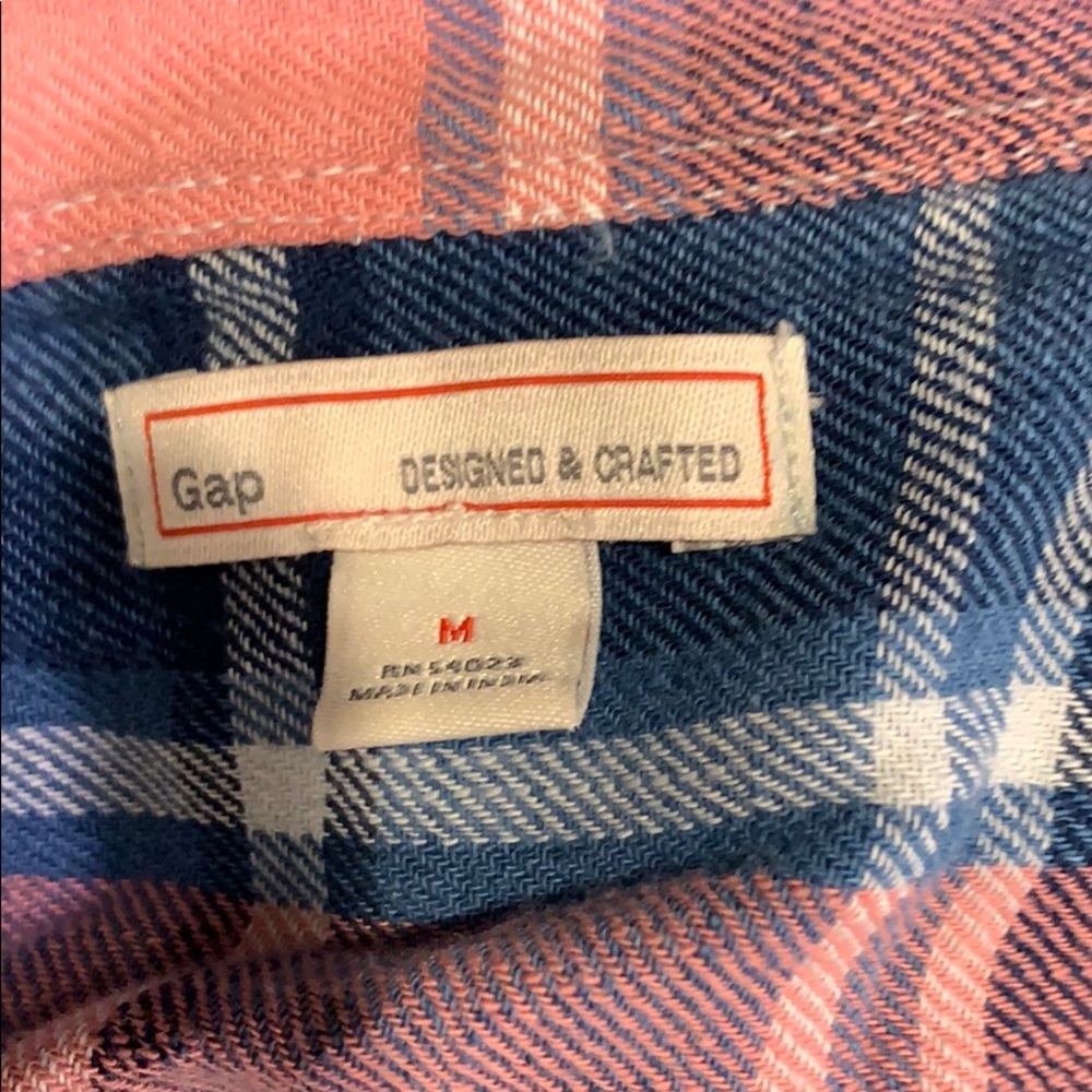 plaid button down - Picture 4 of 4